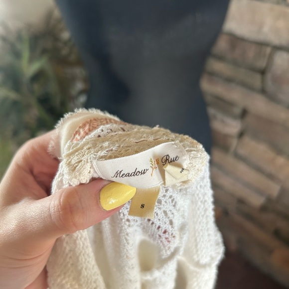 Anthropologie Meadow Rue Crocheted Beachy Tank Top - Picture 4 of 7